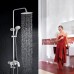 Space Aluminum Shower Set 8-inch Nozzle Installed Pressurized Nozzle Hot And Cold Water 3 Files Water - B0787RRL64